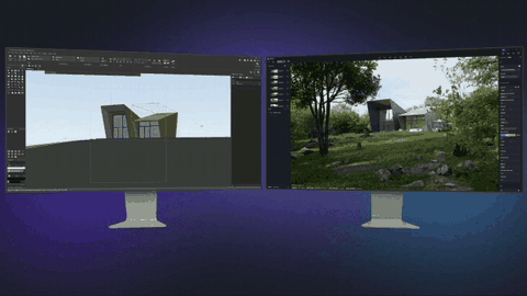 Sincronización LiveSync en tiempo real con D5 Render