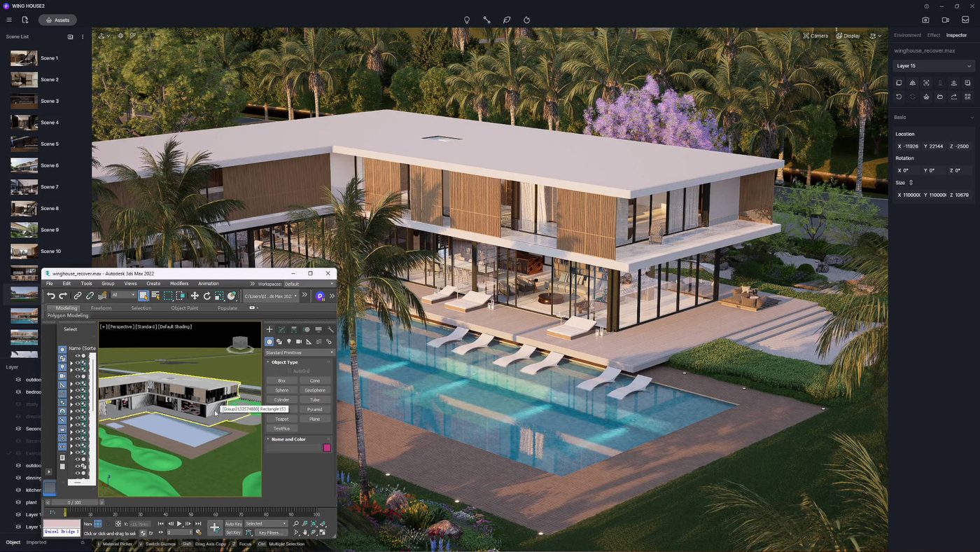 Render fotorrealista creado con D5 Render